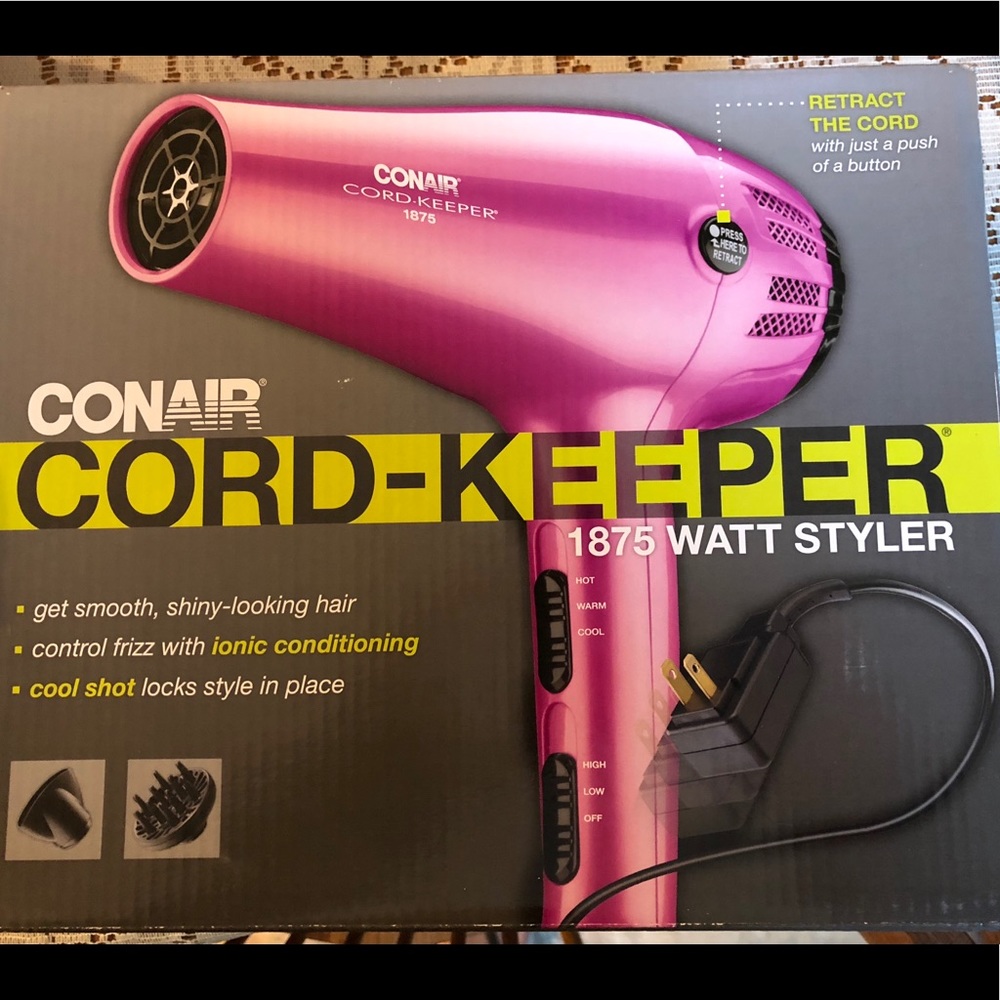 NWOT Conair Cord-Keeper Hairdryer